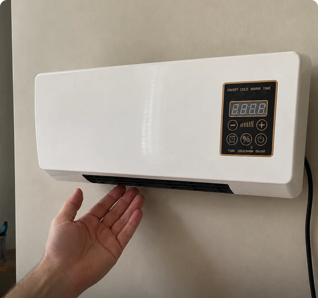 William S. with his heater